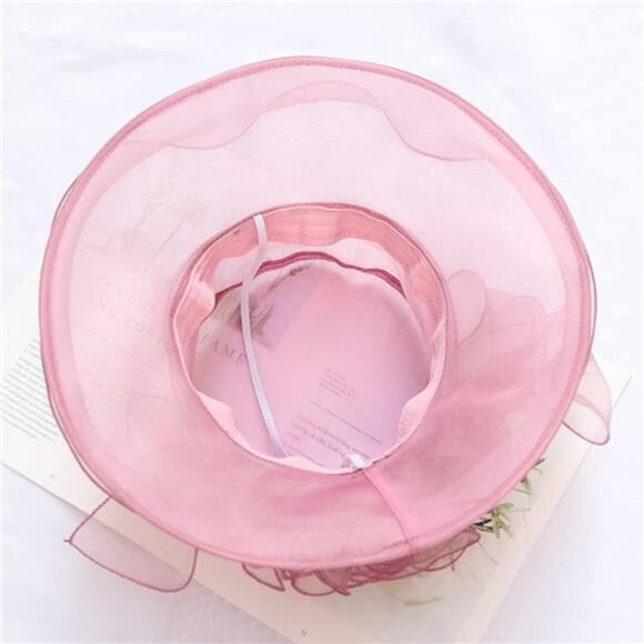 Women\'s Kentucky Hat Wide Brim Pink